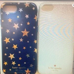 Kate Spade Celestial Star and Glitter Phone Cases - Navy and Gold